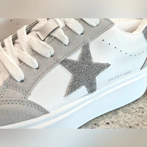 Vintage Havana White and Light Gray Star Sneakers (NEW) - Picture 9 of 15